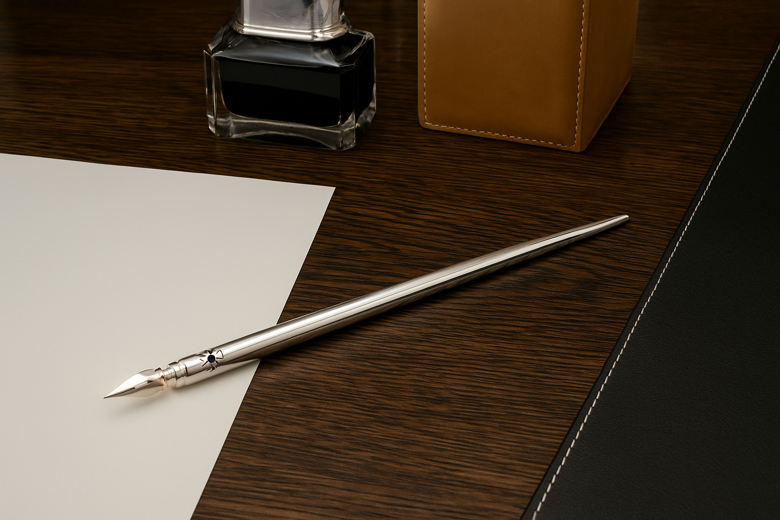 Sillem´s Schreibfeder - Sterling Silber