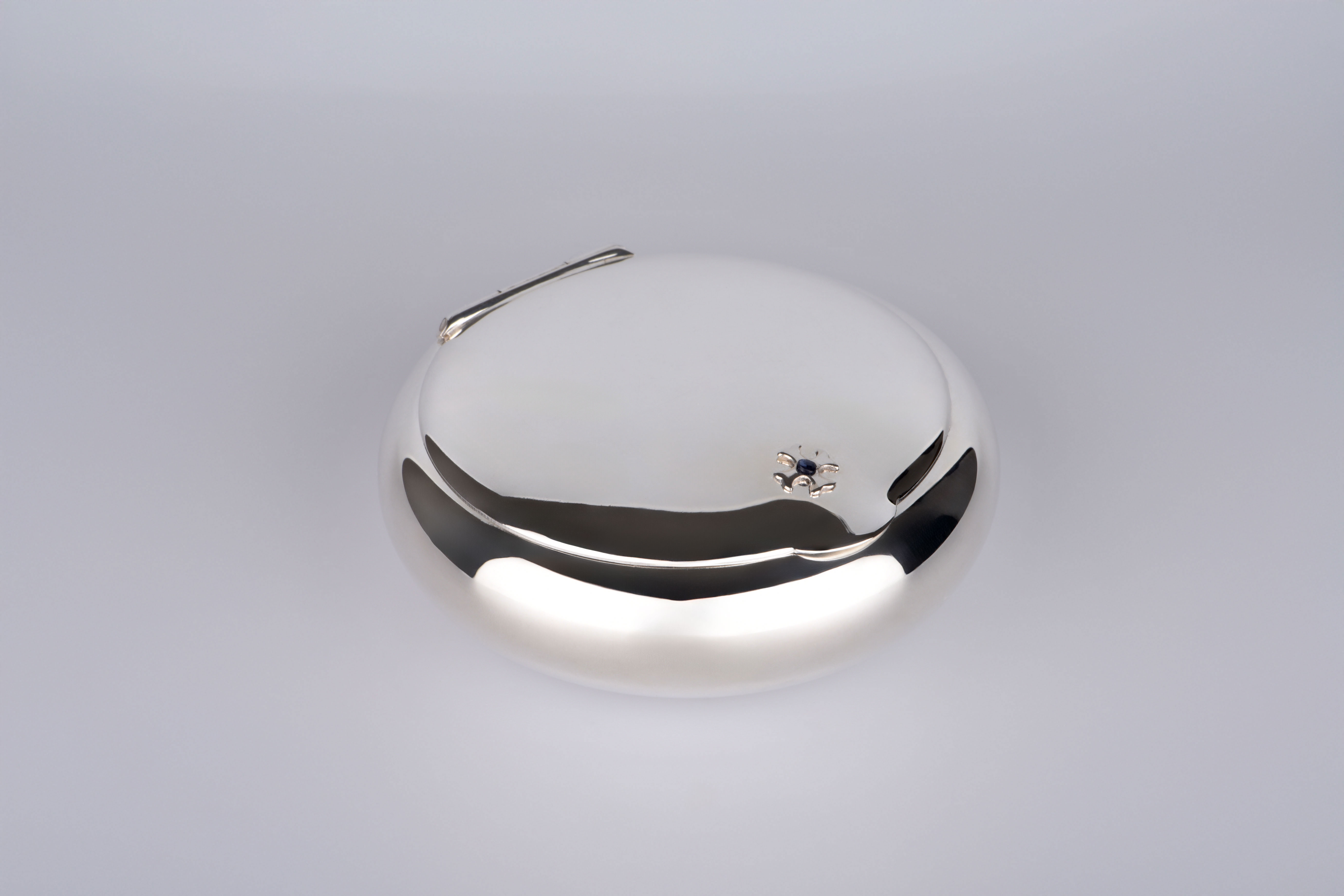 Sillem´s Tabakdose 7cm - Sterling Silber Sillem´s Tabakdose 7cm - Sterling Silber
