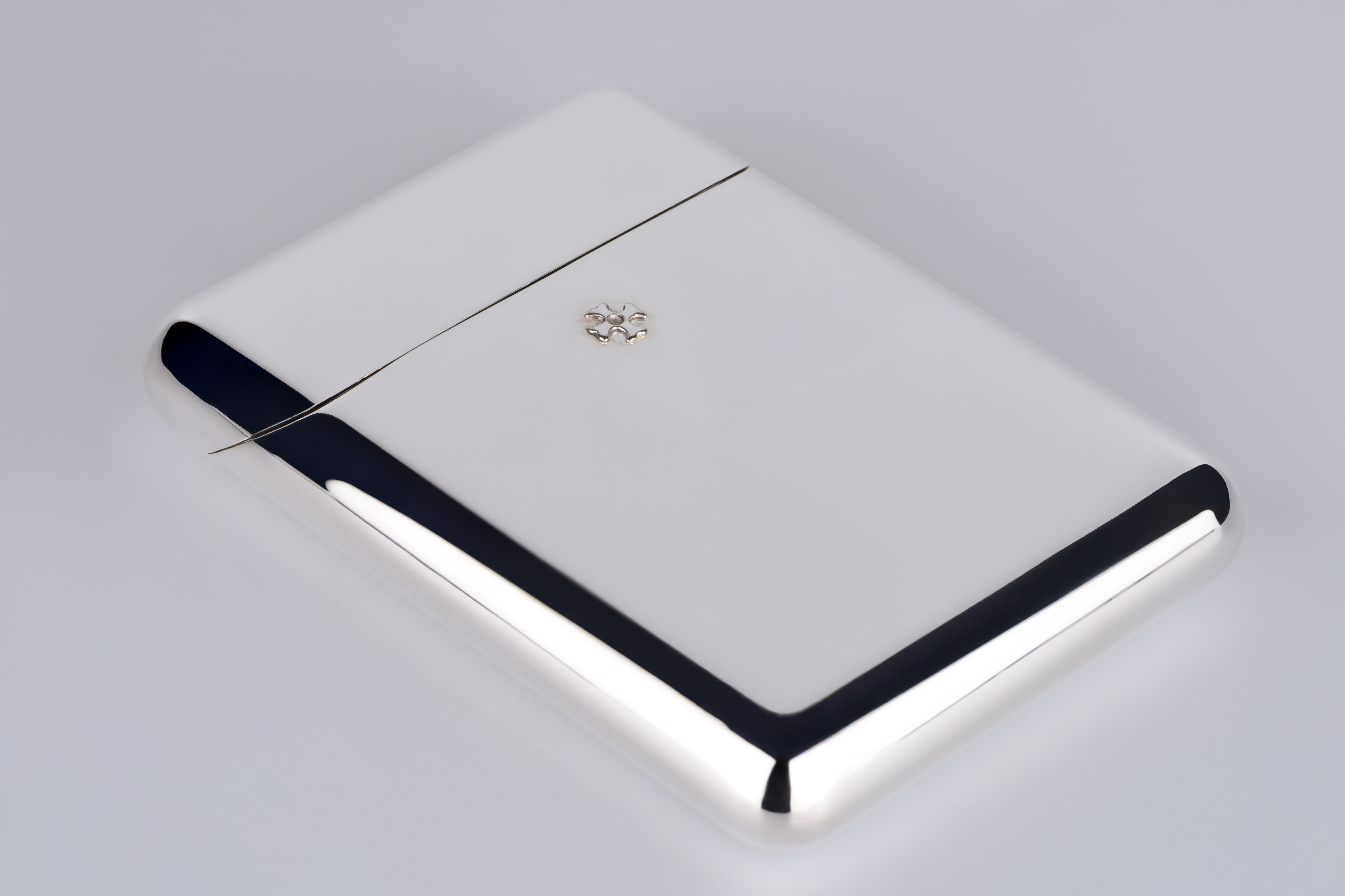 Sillem´s Etui für 12 Zigaretten oder Cogarillos bis zu 100mm Länge - Silverplated