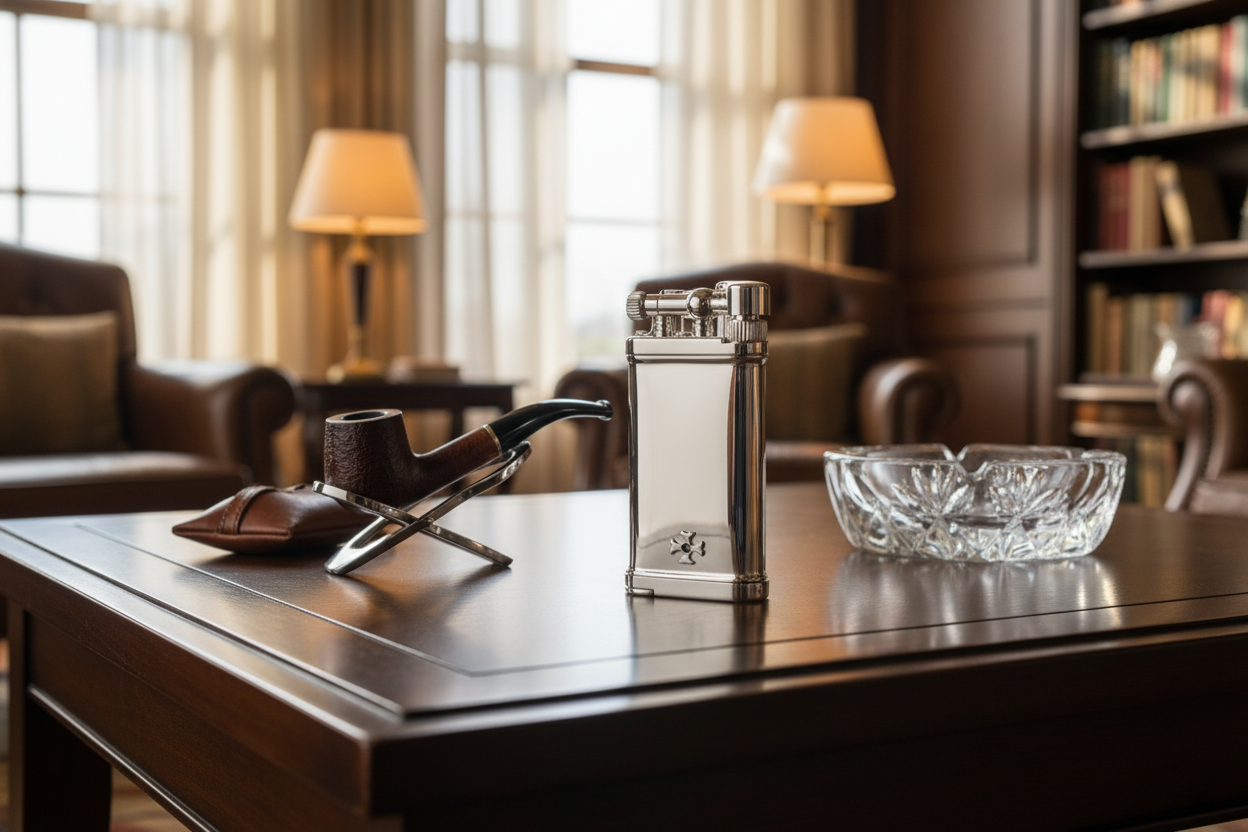 Sillem´s Pfeifenfeuerzeug Old Boy - Sterling Silber