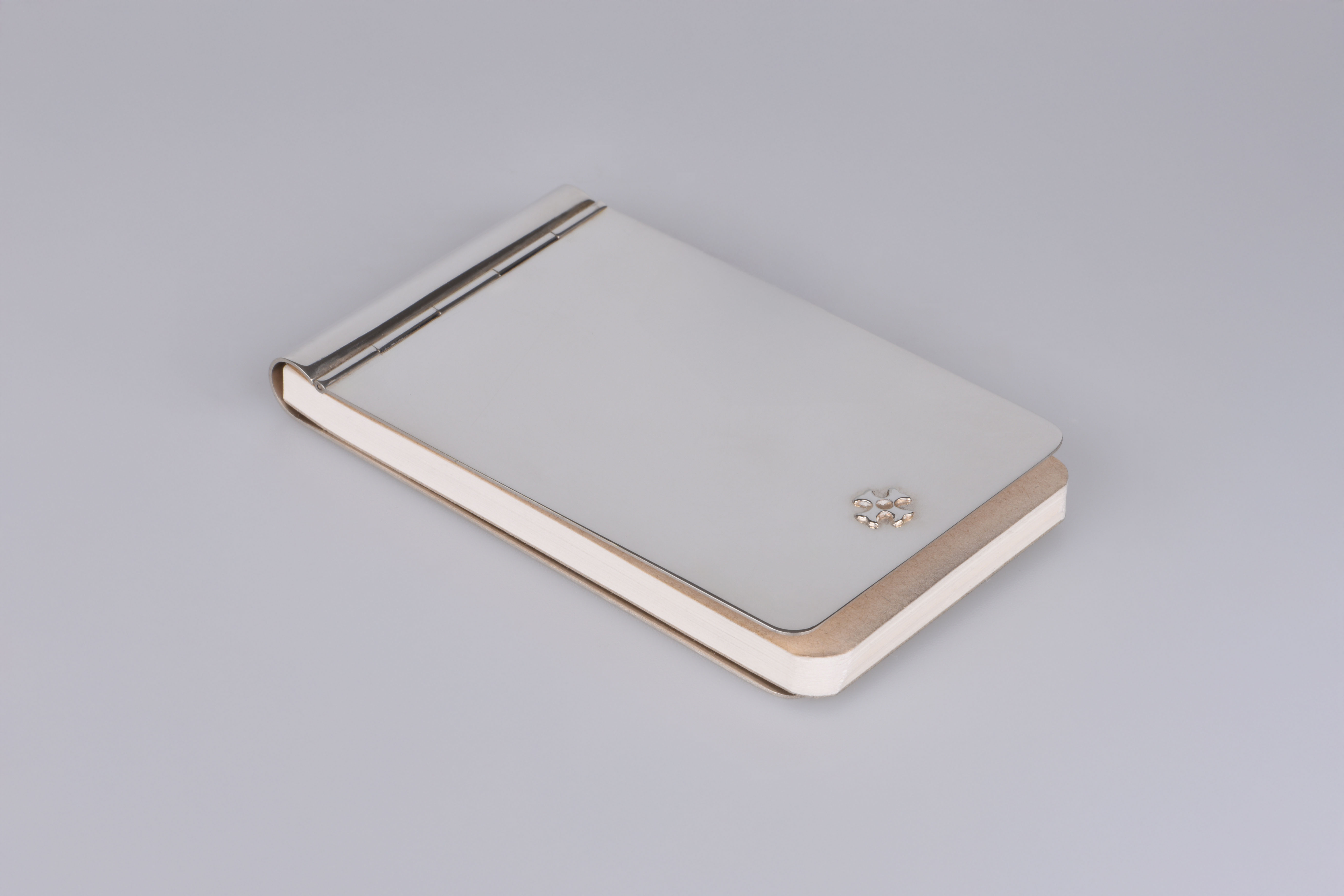 Sillem´s Notizblock 5,5 x 9 cm - Silverplated