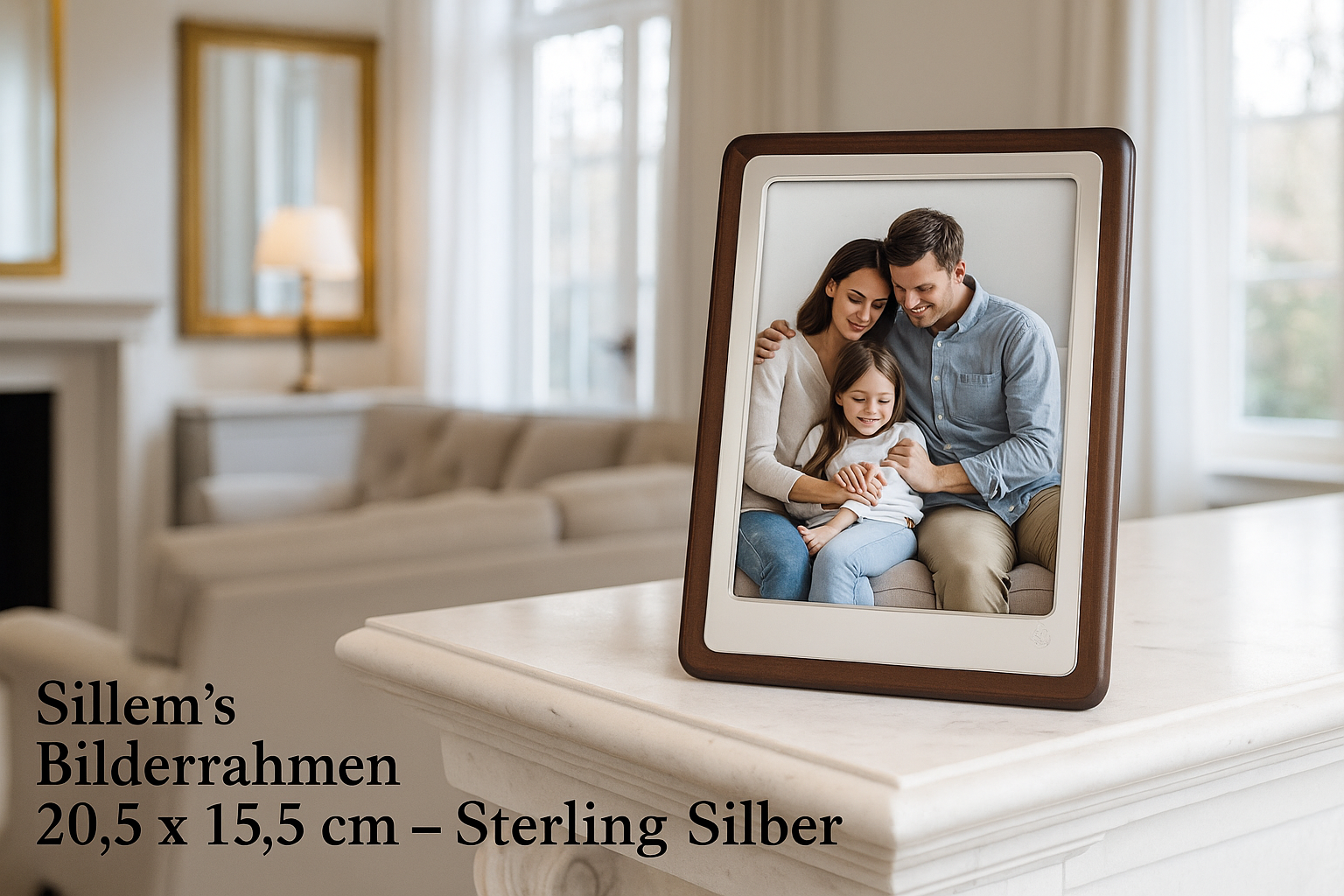 Sillem´s Bilderrahmen 20,5 x 15,5 cm - Sterling Silber Sillem´s Bilderrahmen 20,5 x 15,5 cm - Sterling Silber
