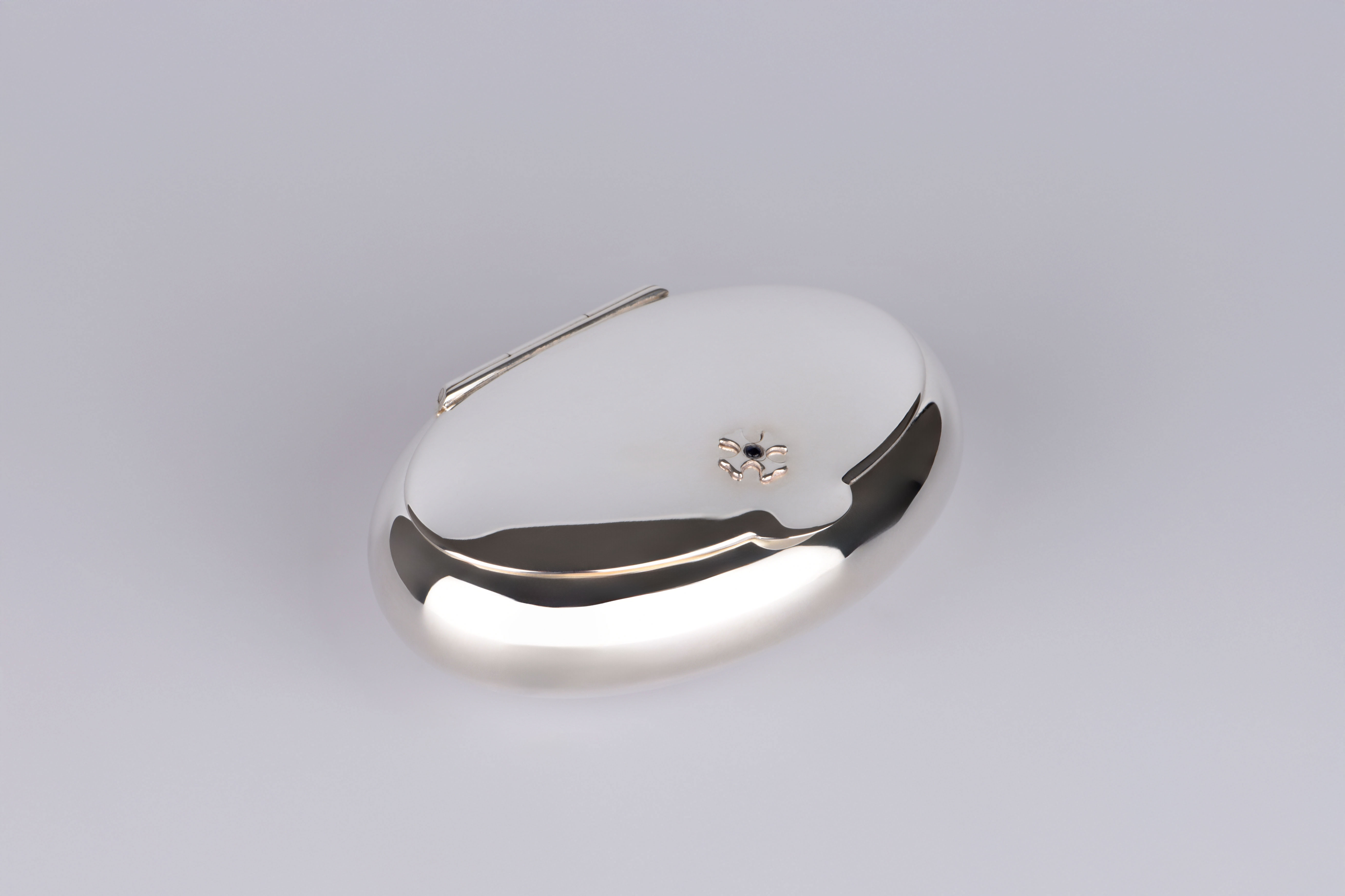 Sillem´s Schnupftabakdose oval 7 x 4,5cm - Sterling Silber Sillem´s Schnupftabakdose oval 7 x 4,5cm - Sterling Silber