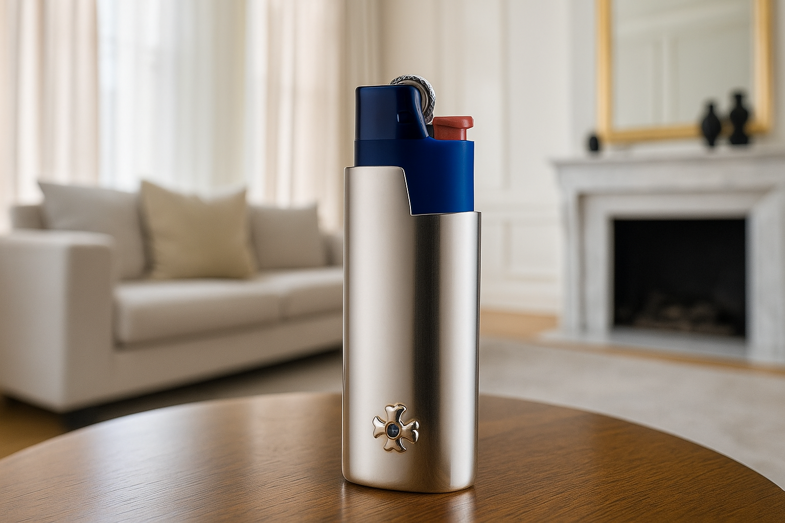 Sillem´s Mini BiC Hülle, Boden offen - Sterling Silber