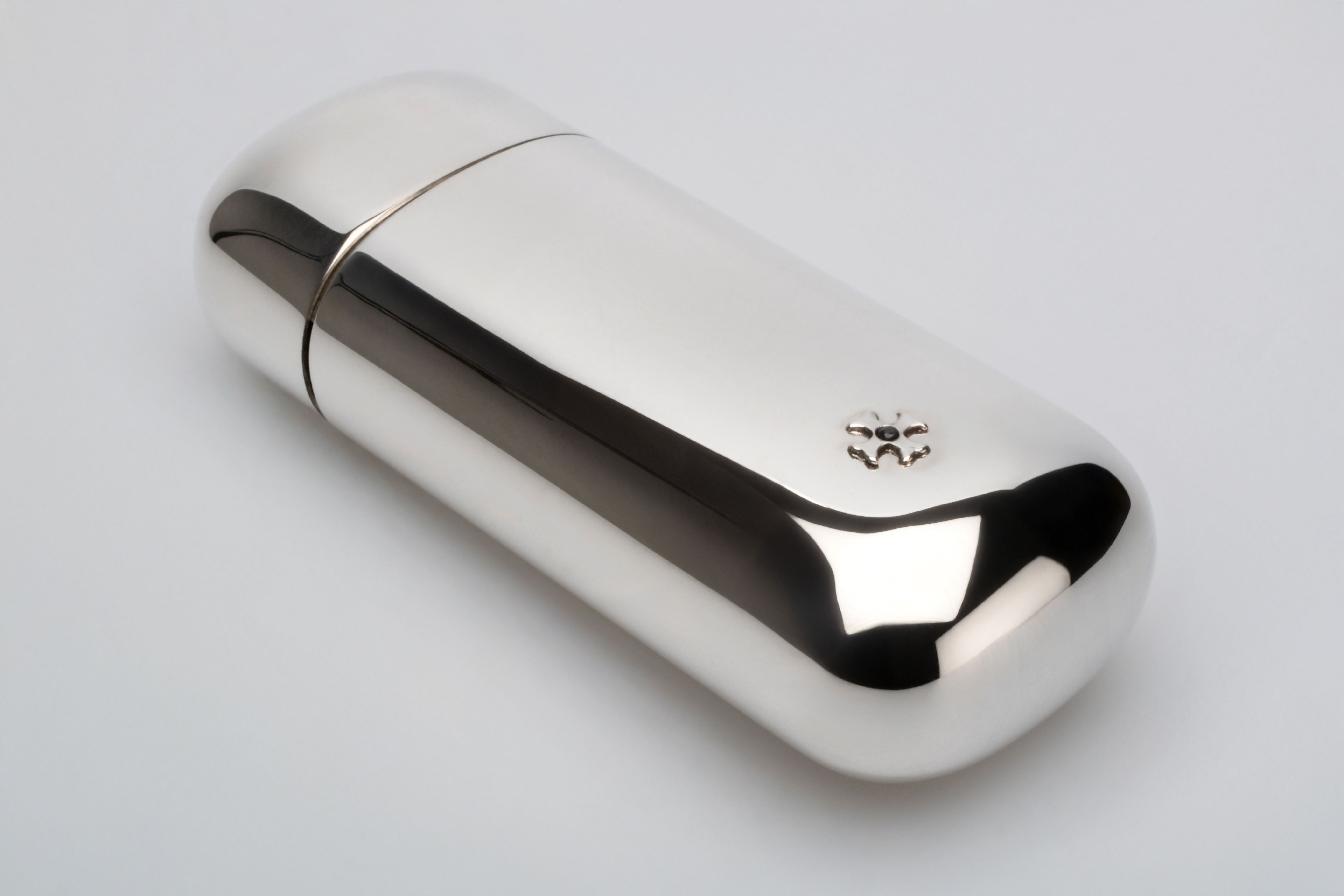 Sillem´s Zigarillosetui oval - Sterling Silber