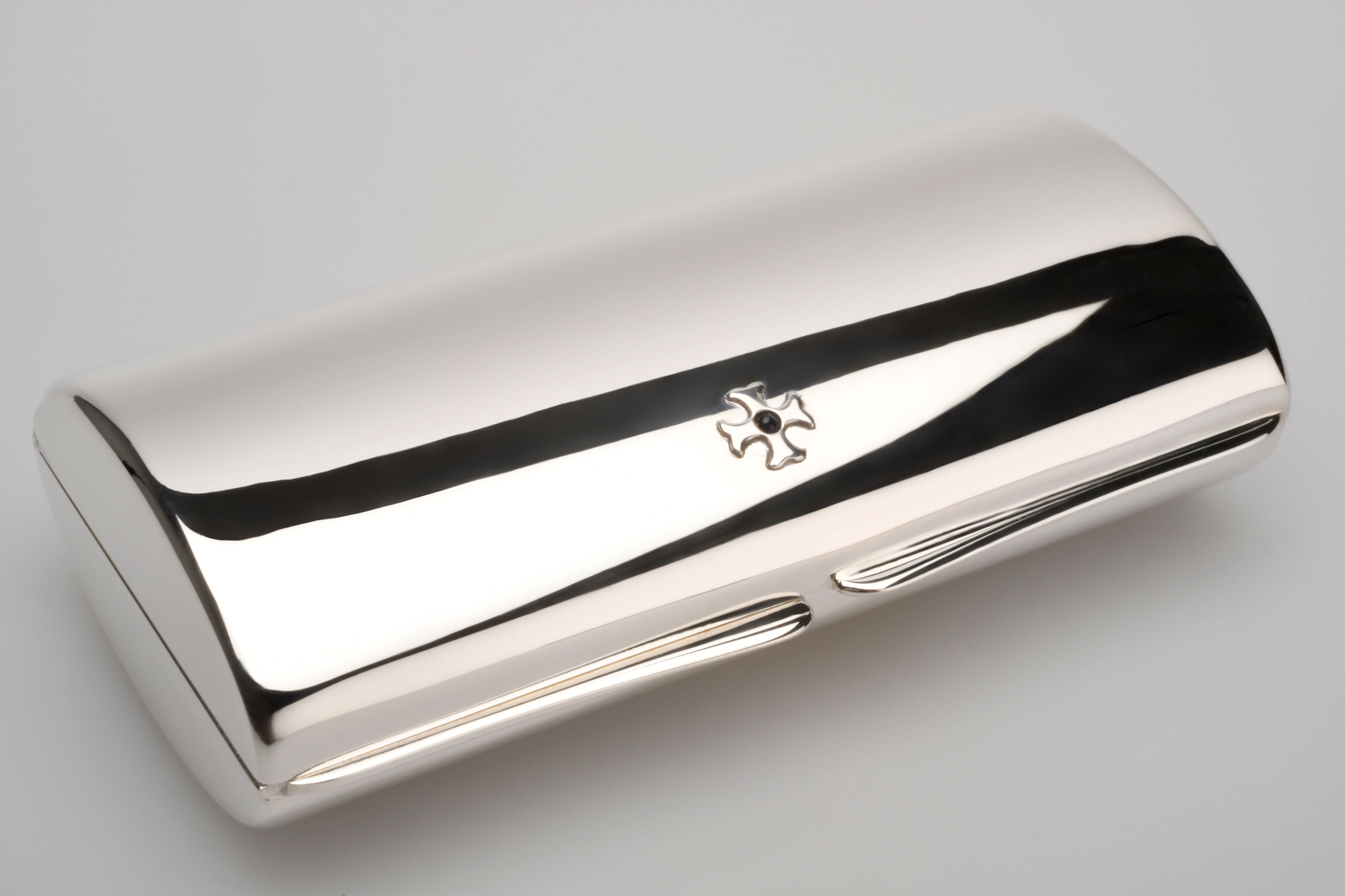 Sillem´s Zigarettenetui oval - Sterling Silber