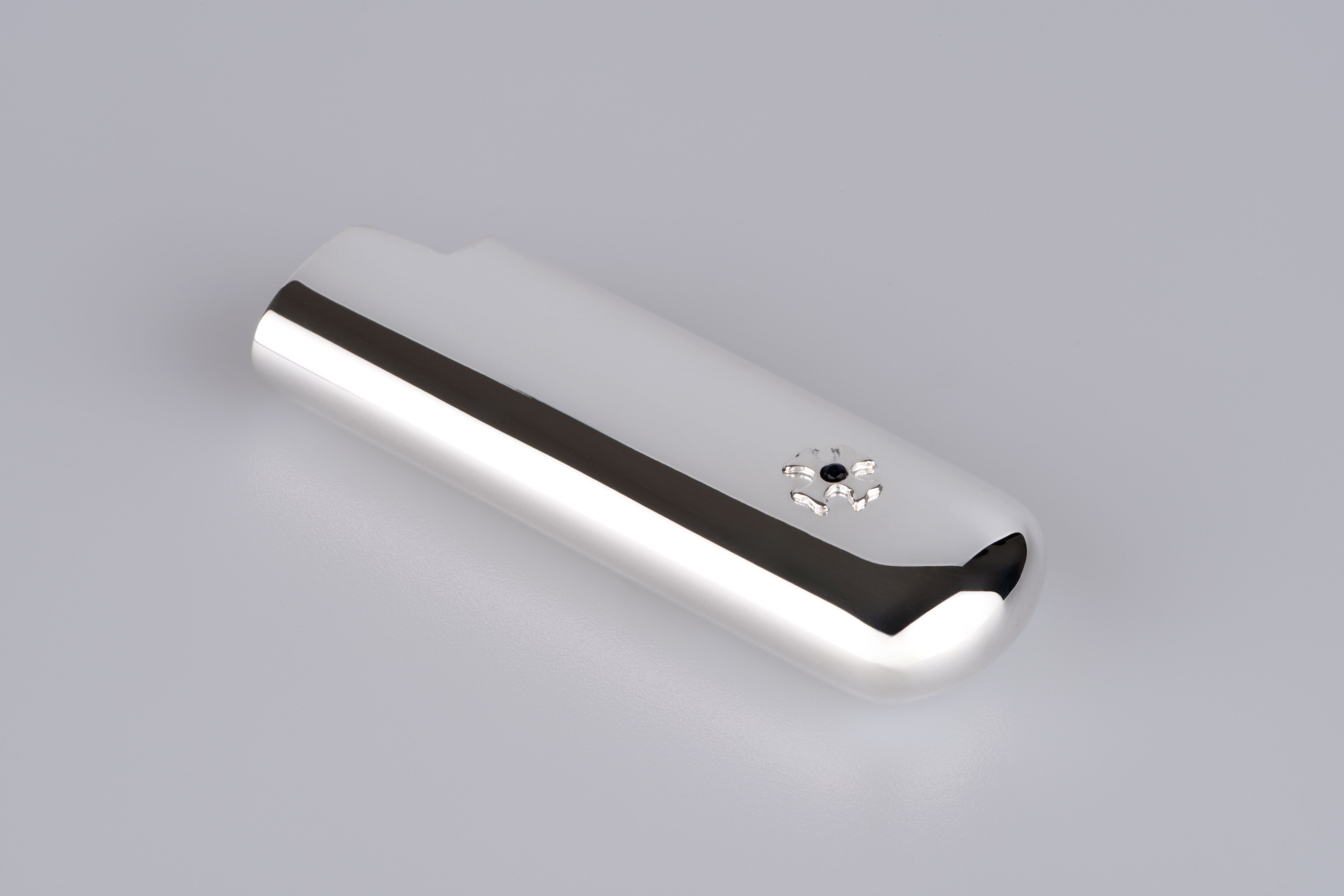 Sillem´s Mini BiC Hülle, Boden abgerundet - Sterling Silber